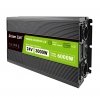 Green Cell Przetwornica LCD 24V 3000W/6000W Czysty sinus z wywietlaczem